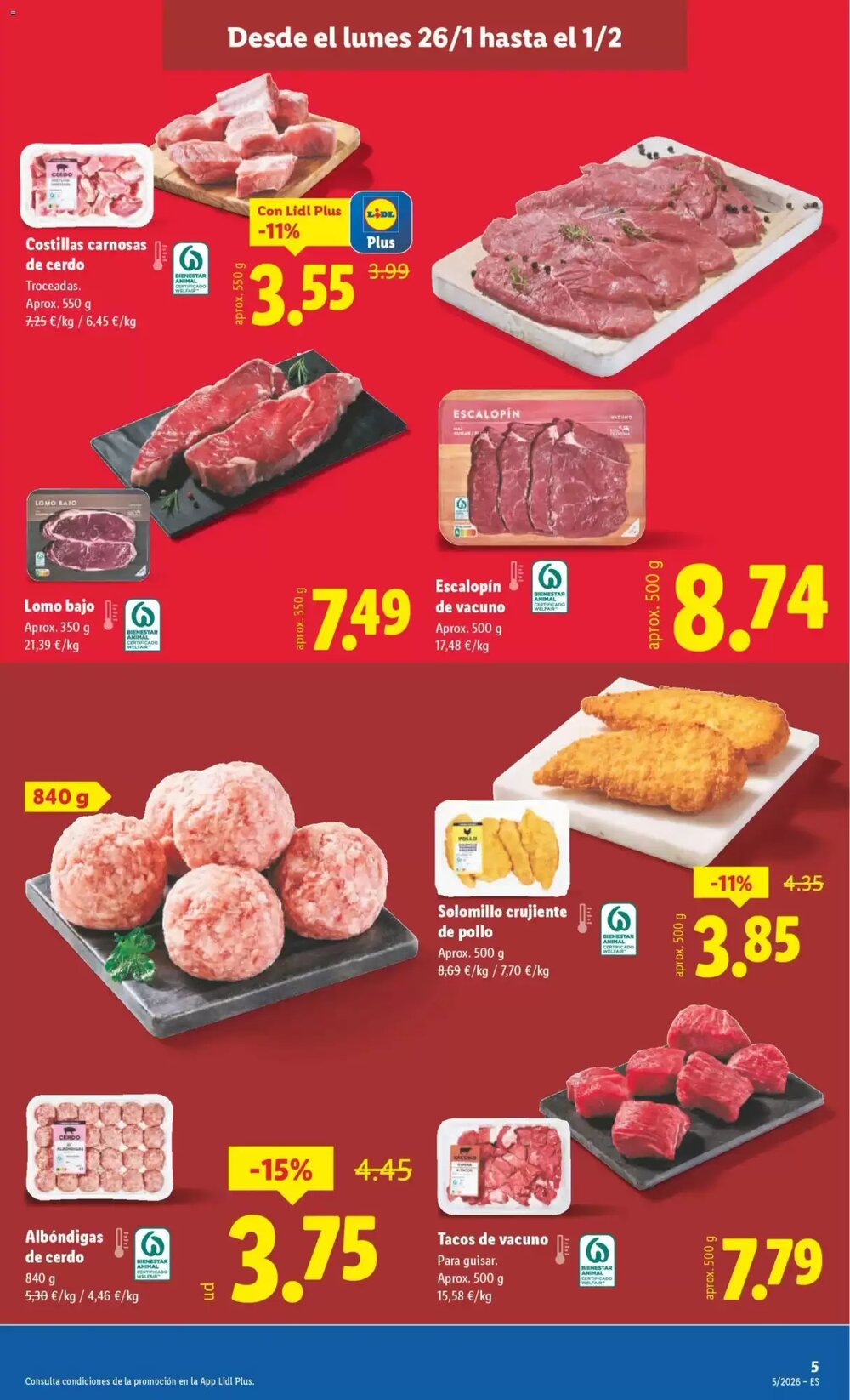 Folleto promocional de Lidl válido desde el 26/01/2026 - Página 7.