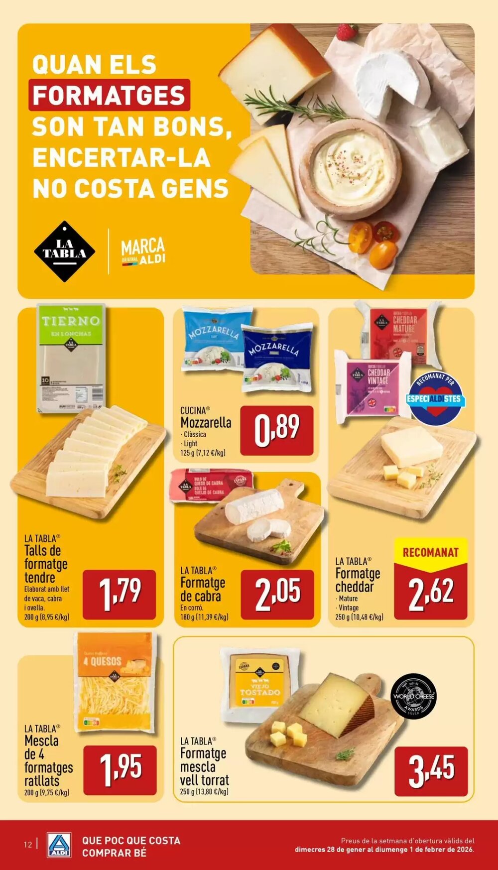 Folleto promocional de ALDI válido desde el 28/01/2026 - Página 12.