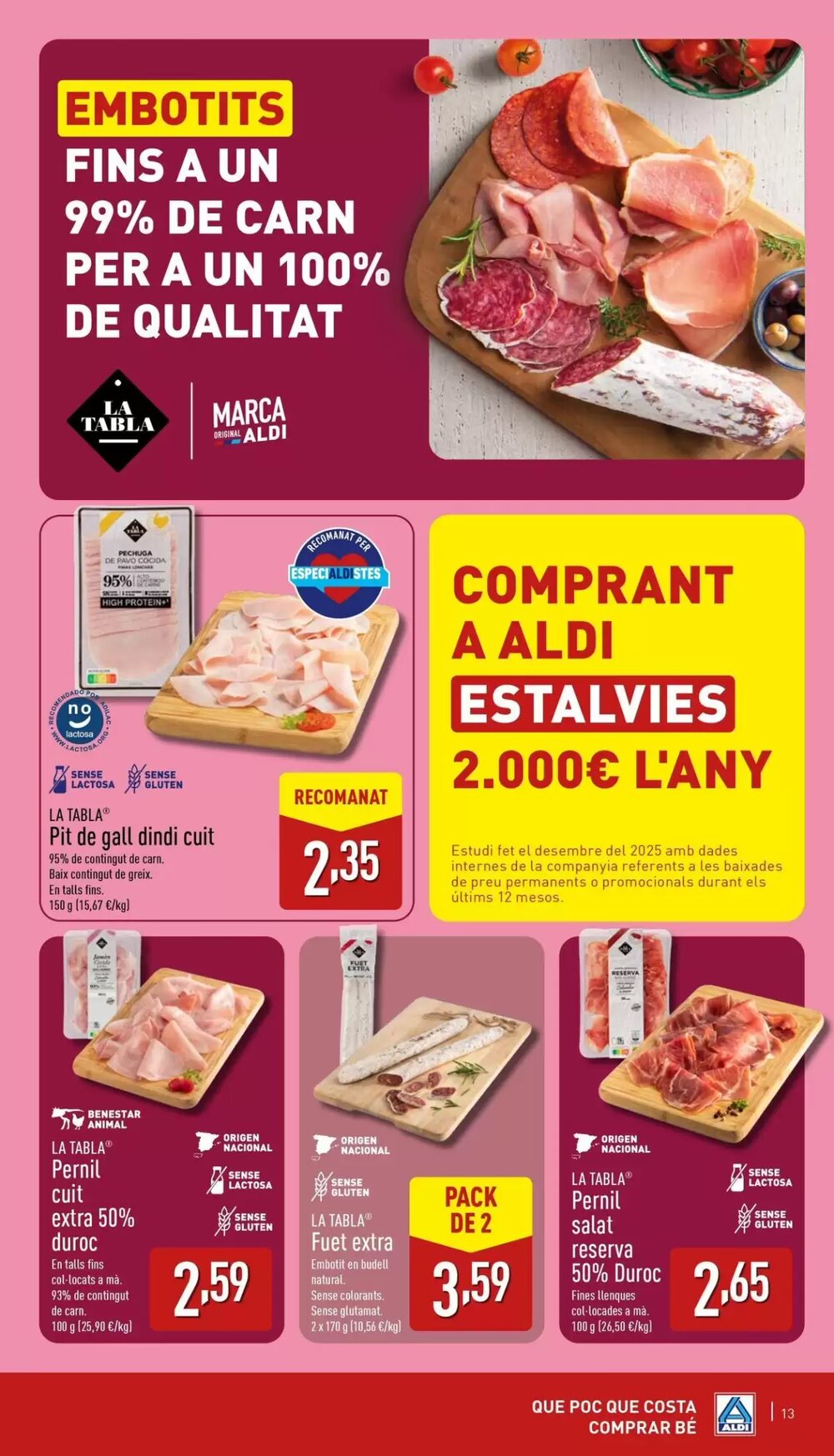 Folleto promocional de ALDI válido desde el 28/01/2026 - Página 13.