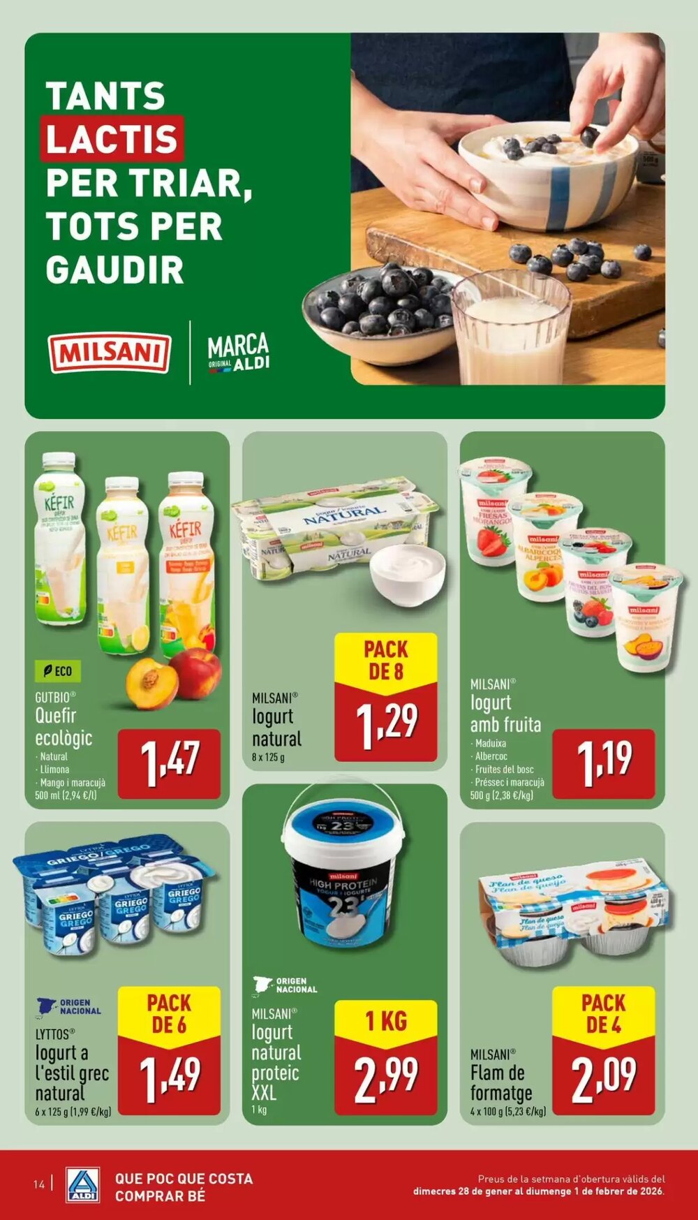 Folleto promocional de ALDI válido desde el 28/01/2026 - Página 14.