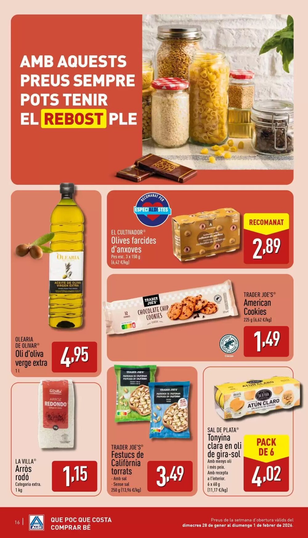 Folleto promocional de ALDI válido desde el 28/01/2026 - Página 16.