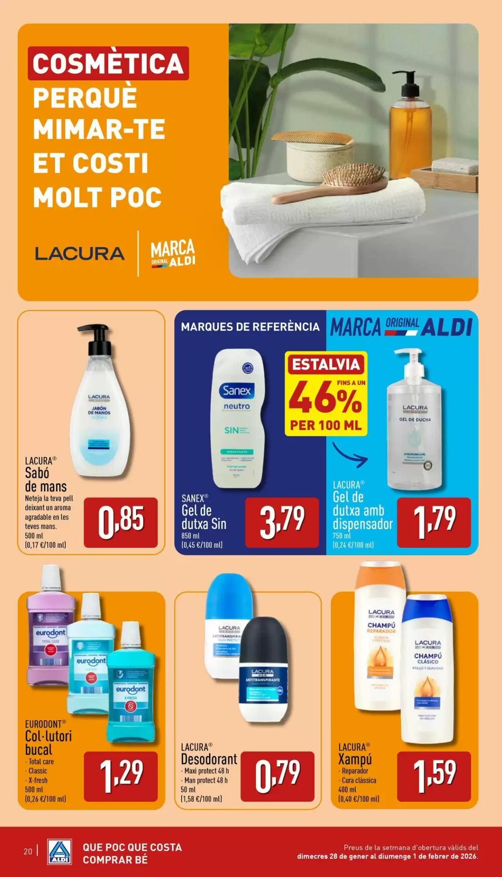 Folleto promocional de ALDI válido desde el 28/01/2026 - Página 20.