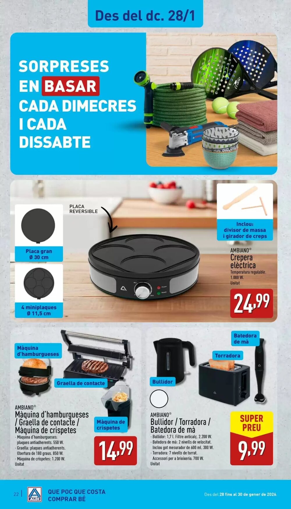Folleto promocional de ALDI válido desde el 28/01/2026 - Página 22.
