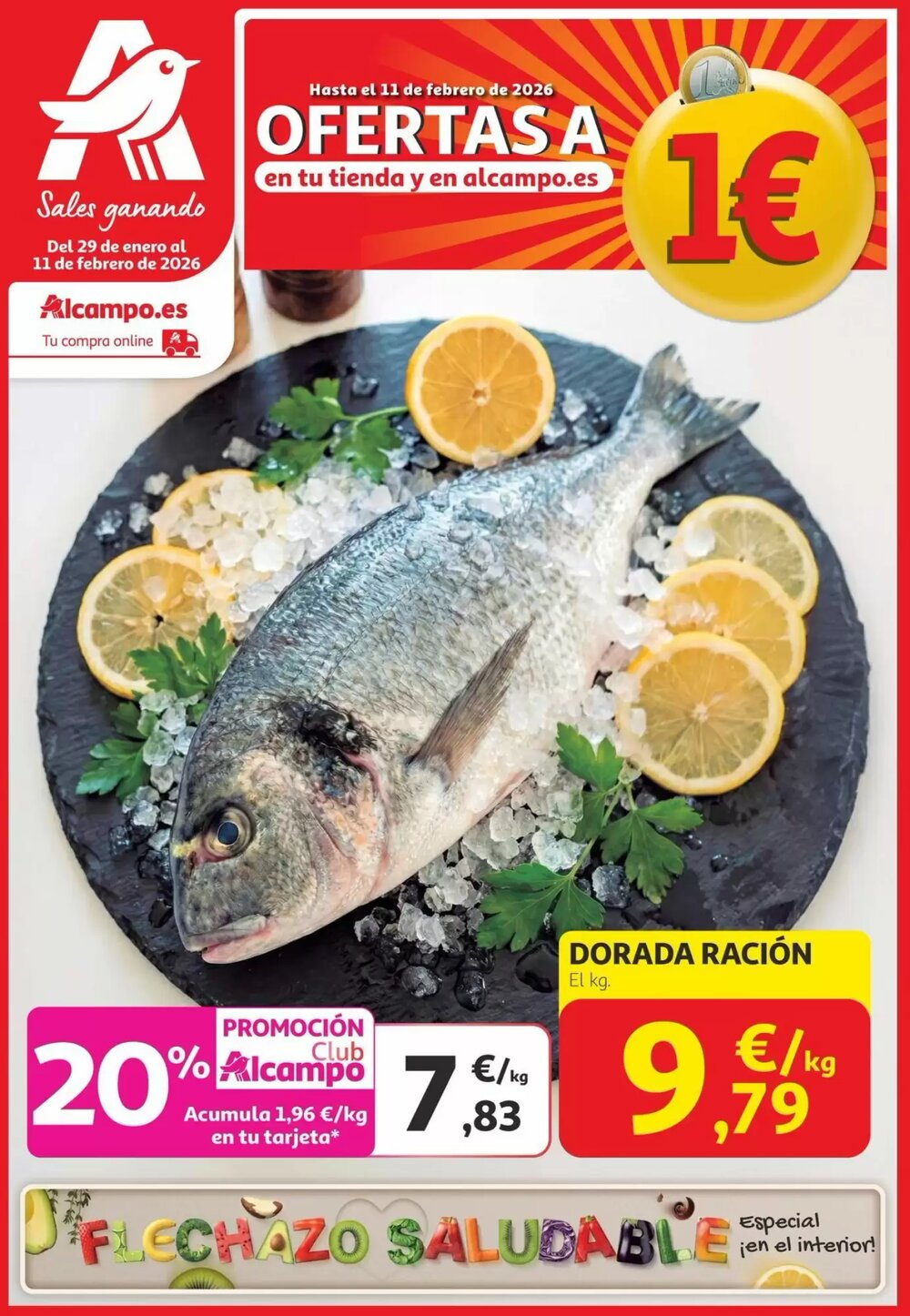 Folleto promocional de Alcampo válido desde el 29/01/2026 - Página 1.