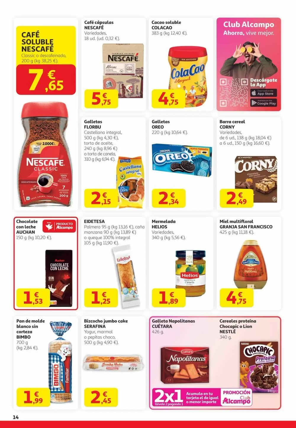Folleto promocional de Alcampo válido desde el 29/01/2026 - Página 14.