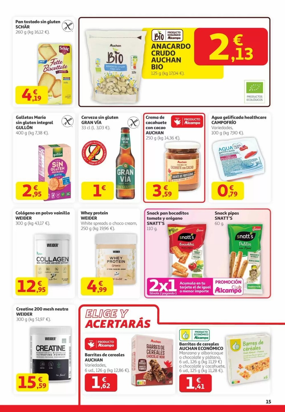 Folleto promocional de Alcampo válido desde el 29/01/2026 - Página 15.