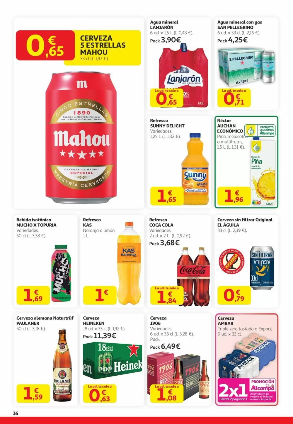 Folleto promocional de Alcampo válido desde el 29/01/2026 - Página 16.