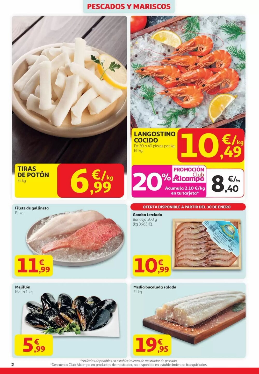 Folleto promocional de Alcampo válido desde el 29/01/2026 - Página 2.