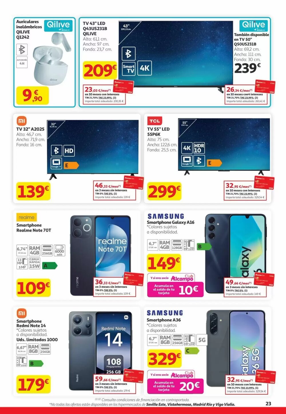 Folleto promocional de Alcampo válido desde el 29/01/2026 - Página 23.