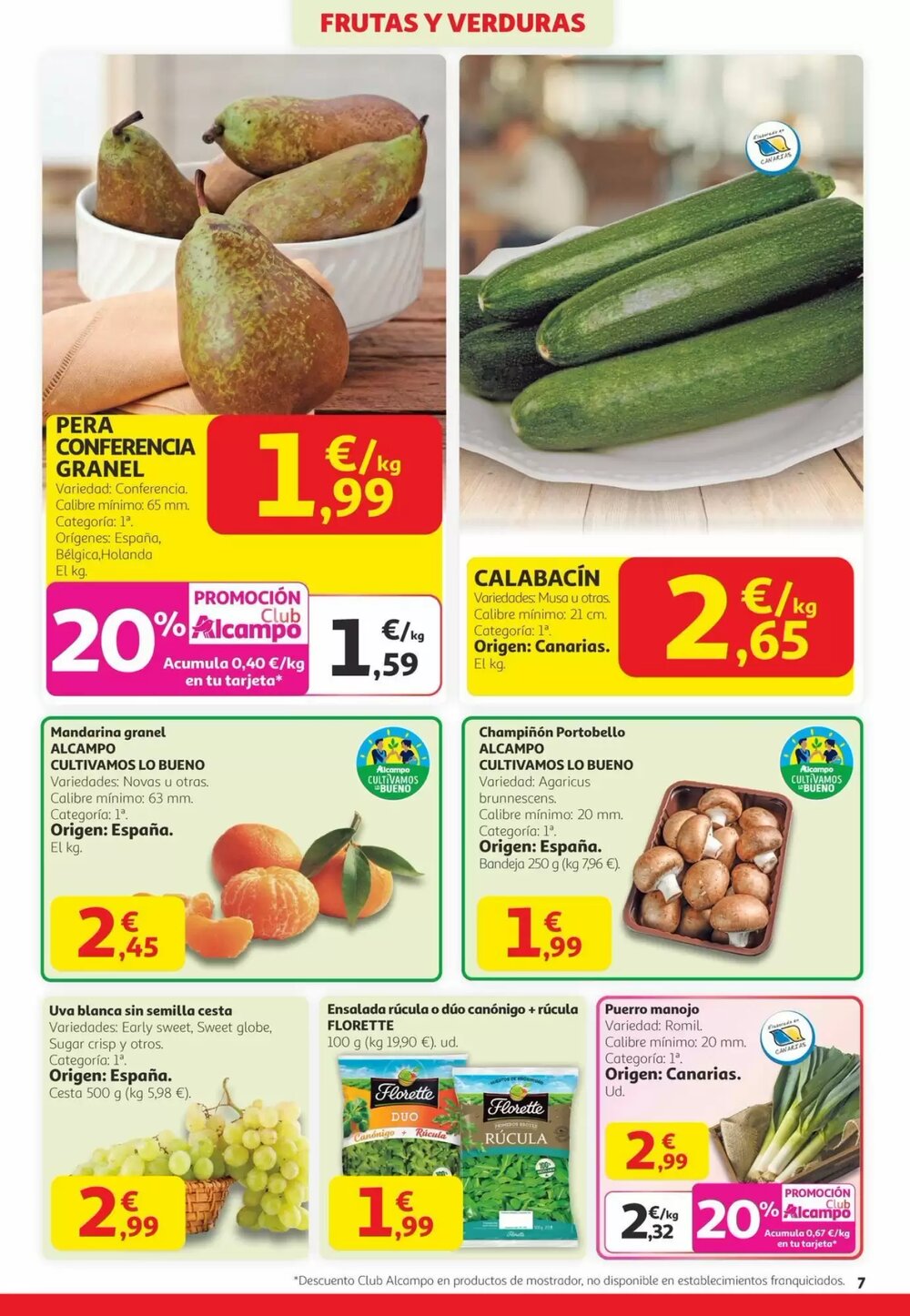 Folleto promocional de Alcampo válido desde el 29/01/2026 - Página 7.