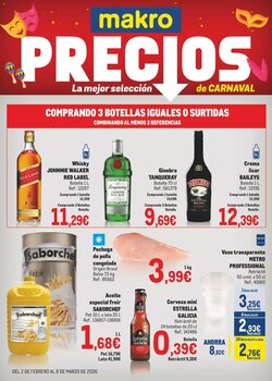 Folleto promocional de Makro válido desde el 02/02/2026