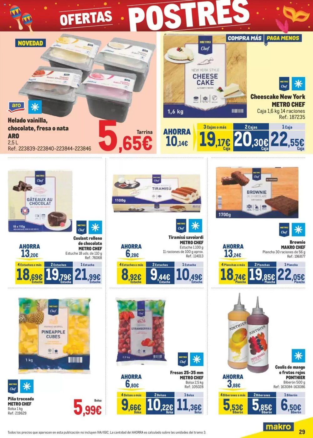 Folleto promocional de Makro válido desde el 02/02/2026 - Página 29.
