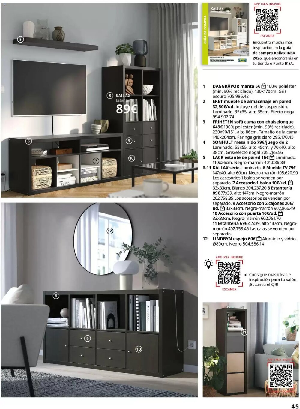 Folleto promocional de IKEA válido desde el 04/02/2026 - Página 45.