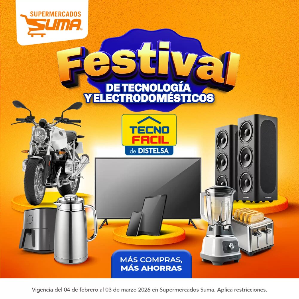Folleto promocional de Suma Supermercados válido desde el 04/02/2026 - Página 1.