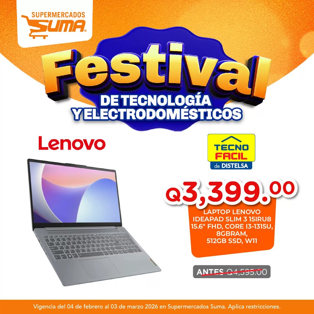 Folleto promocional de Suma Supermercados válido desde el 04/02/2026 - Página 3.