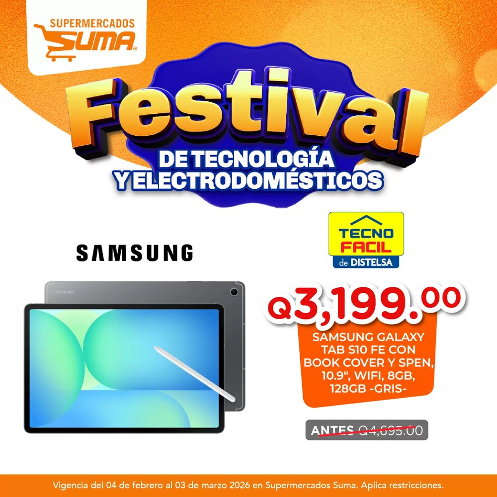 Folleto promocional de Suma Supermercados válido desde el 04/02/2026 - Página 4.
