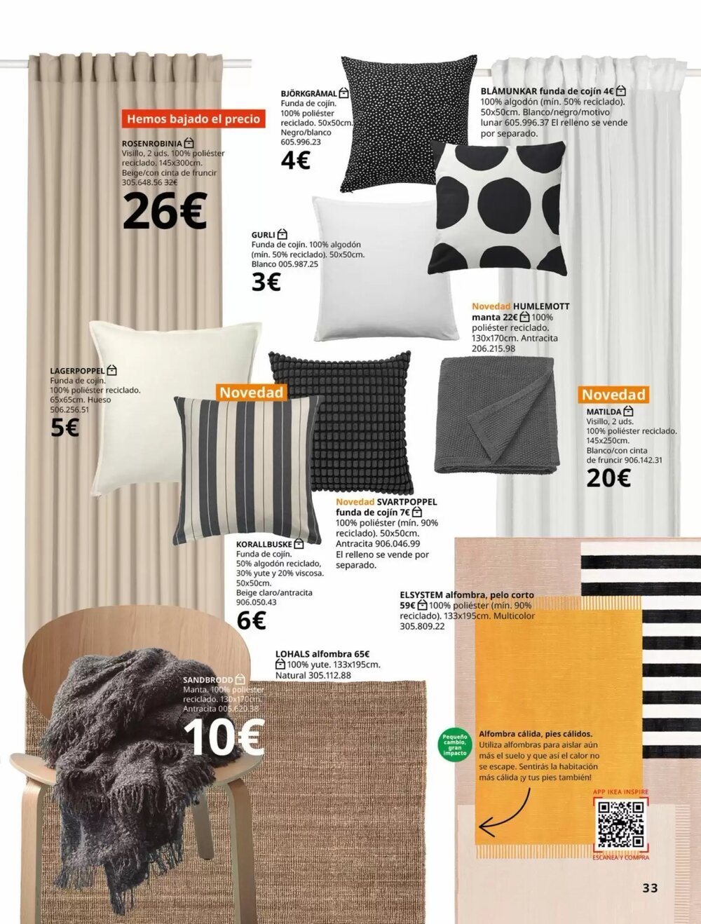 Folleto promocional de IKEA válido desde el 09/02/2026 - Página 33.