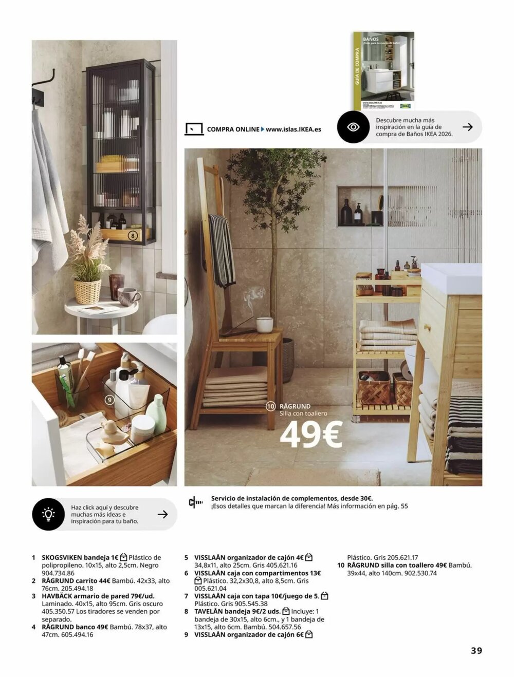 Folleto promocional de IKEA válido desde el 09/02/2026 - Página 39.