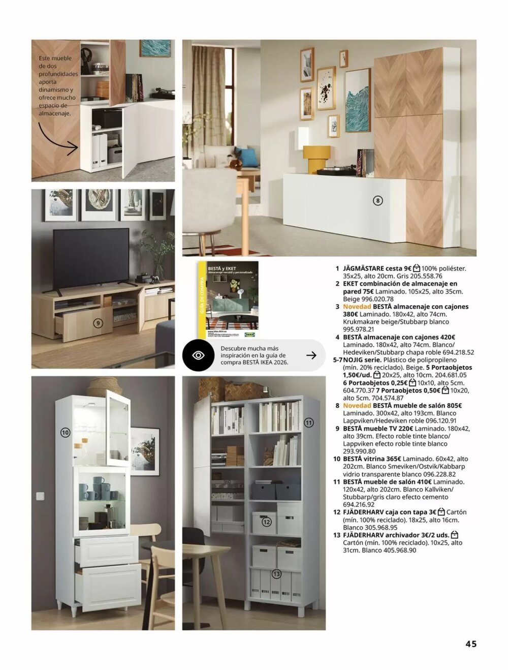 Folleto promocional de IKEA válido desde el 09/02/2026 - Página 45.