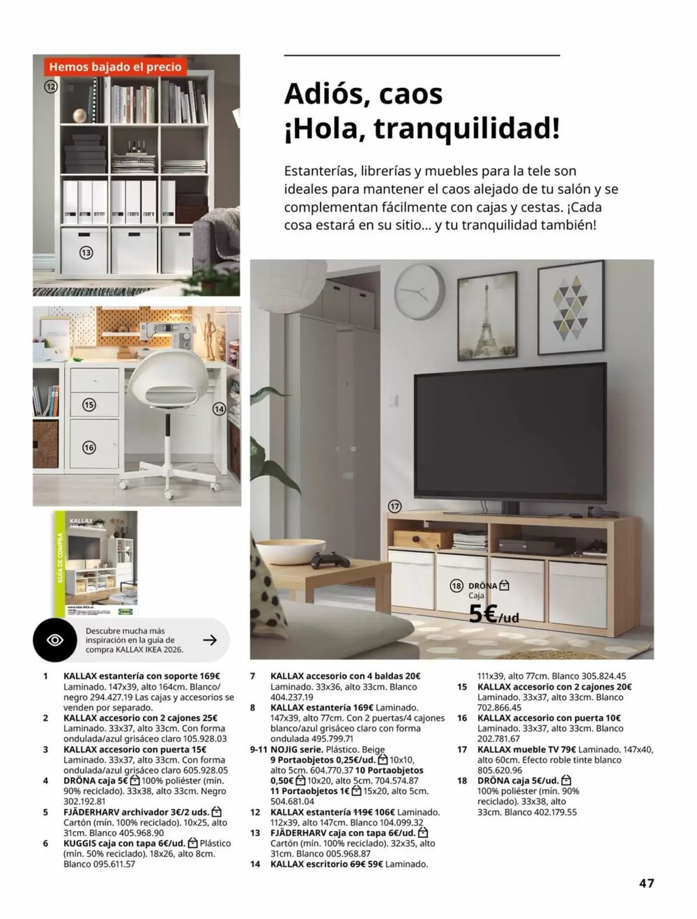 Folleto promocional de IKEA válido desde el 09/02/2026 - Página 47.