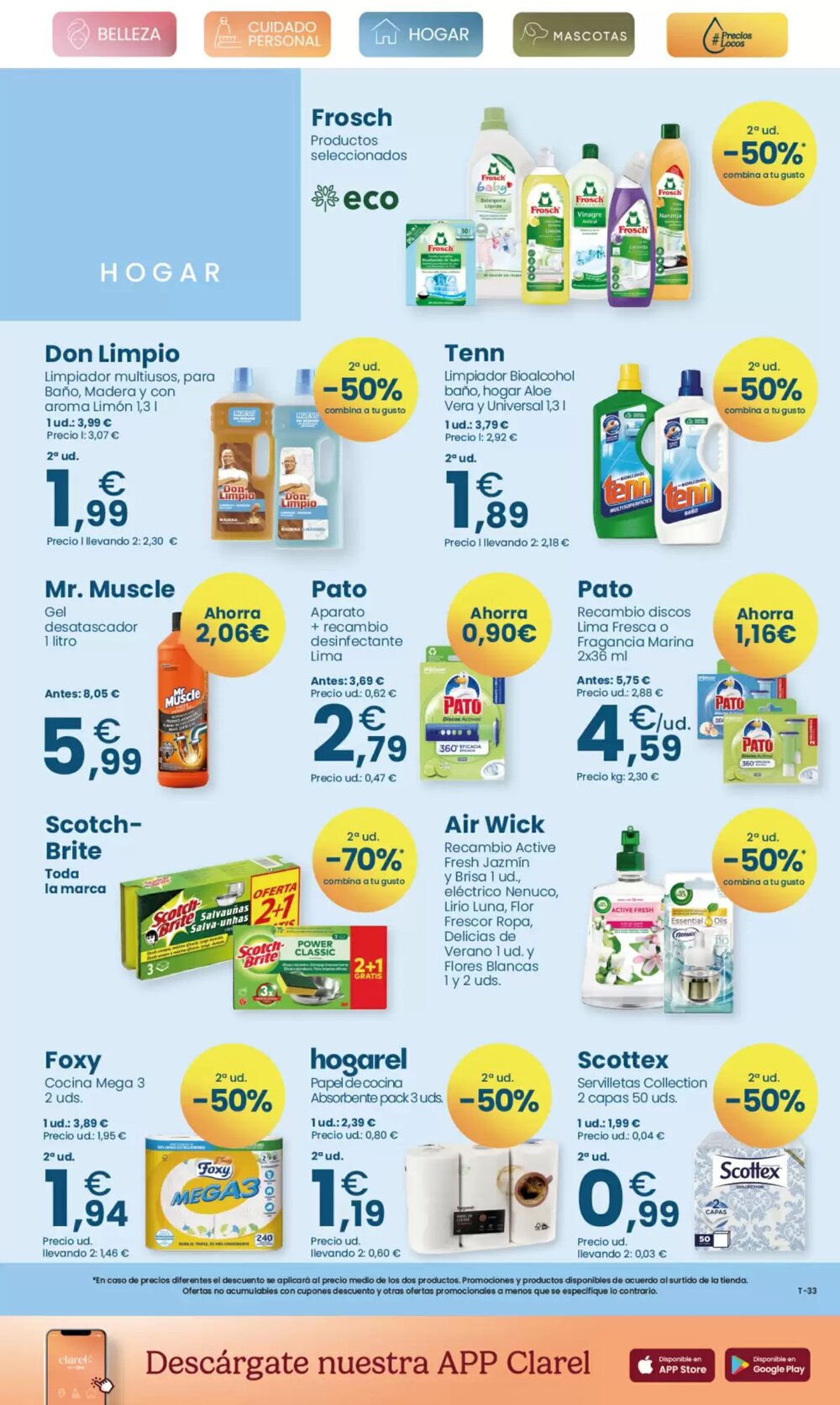 Folleto promocional de Clarel válido desde el 11/02/2026 - Página 9.