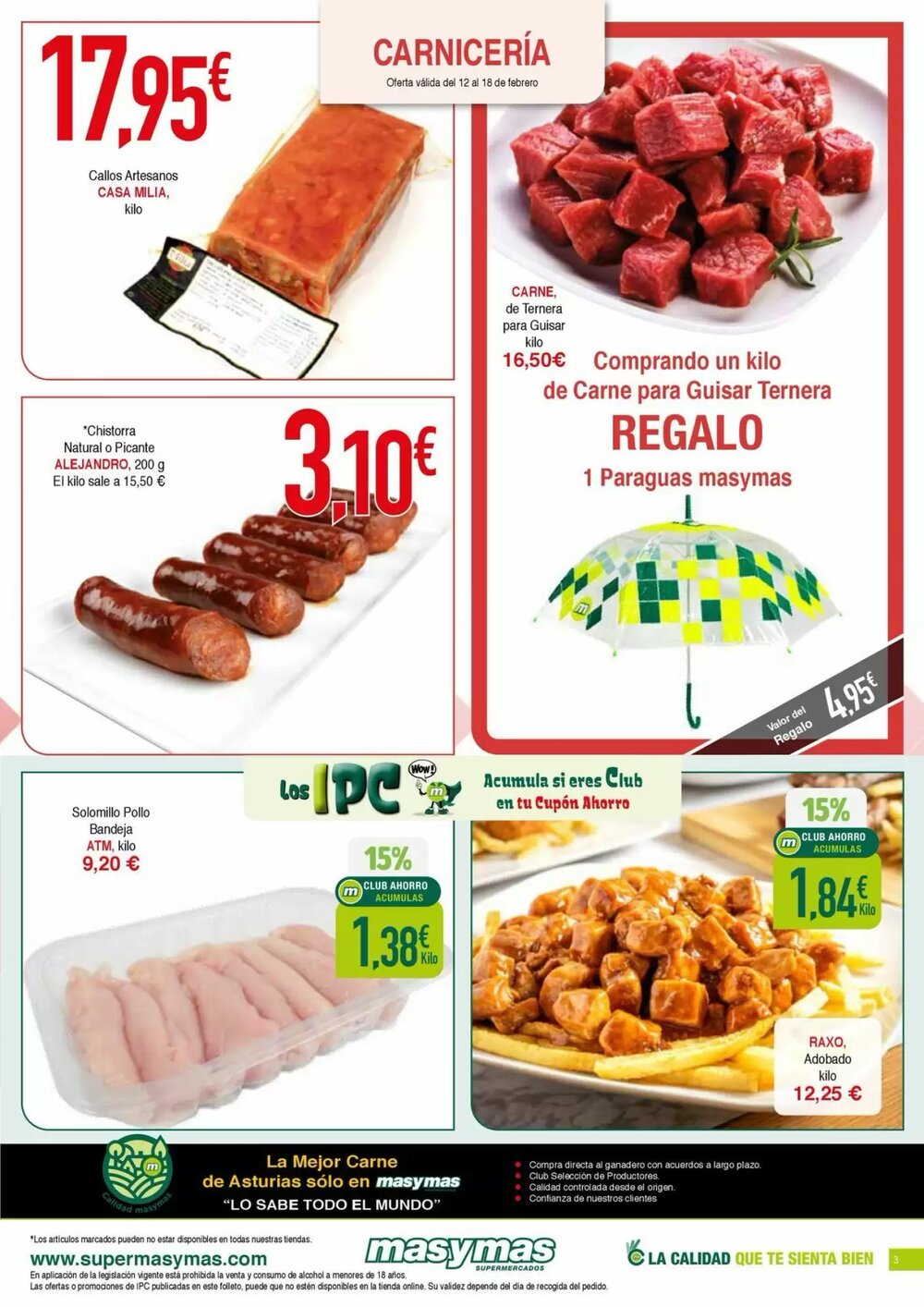 Folleto promocional de Masymas válido desde el 12/02/2026 - Página 3.