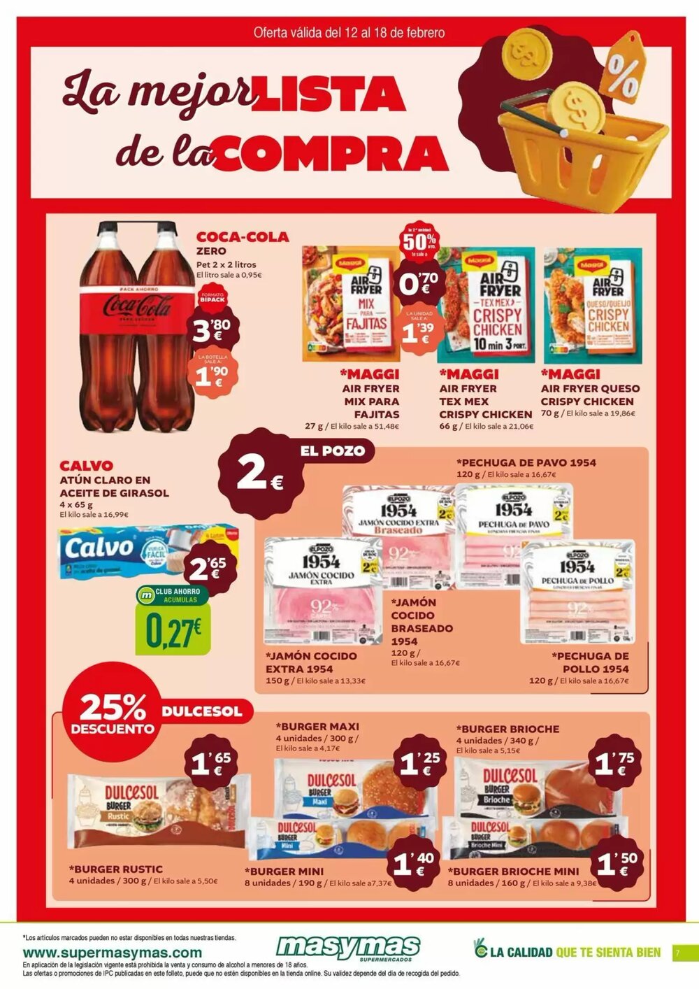 Folleto promocional de Masymas válido desde el 12/02/2026 - Página 7.