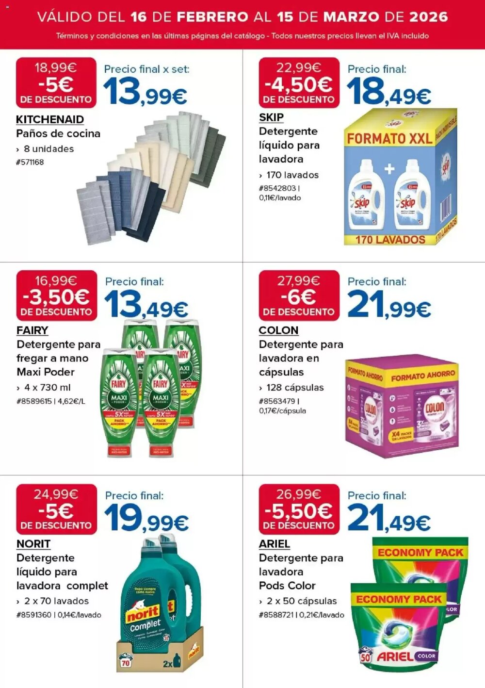 Folleto promocional de Costco válido desde el 16/02/2026 - Página 14.