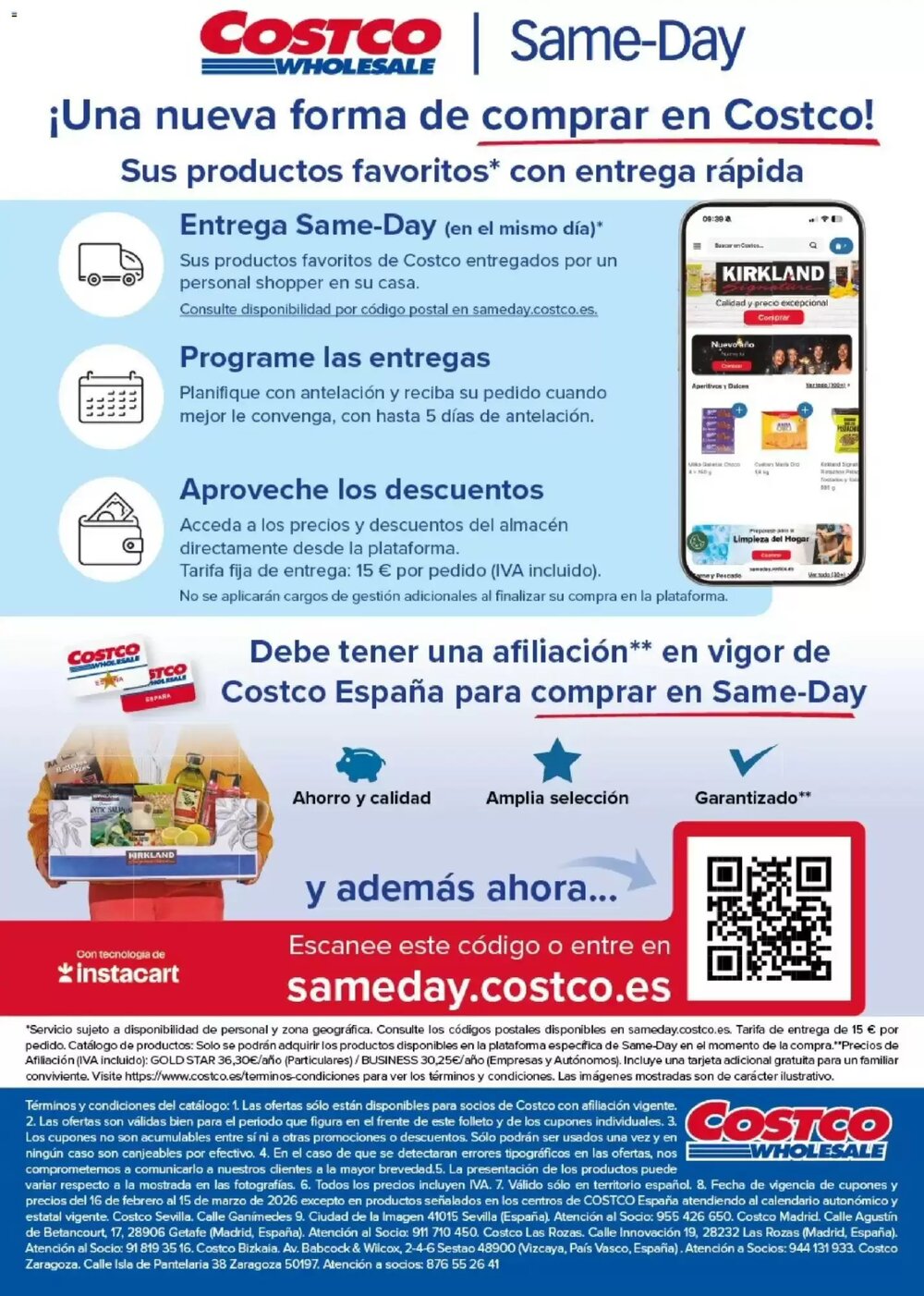 Folleto promocional de Costco válido desde el 16/02/2026 - Página 24.