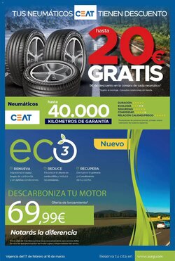 Folleto promocional de Aurgi válido desde el 17/02/2026