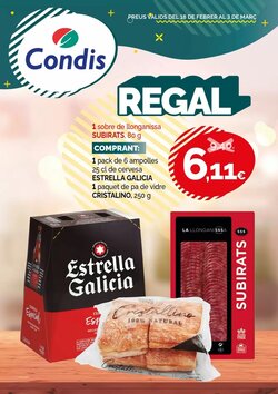 Folleto promocional de Condis válido desde el 18/02/2026