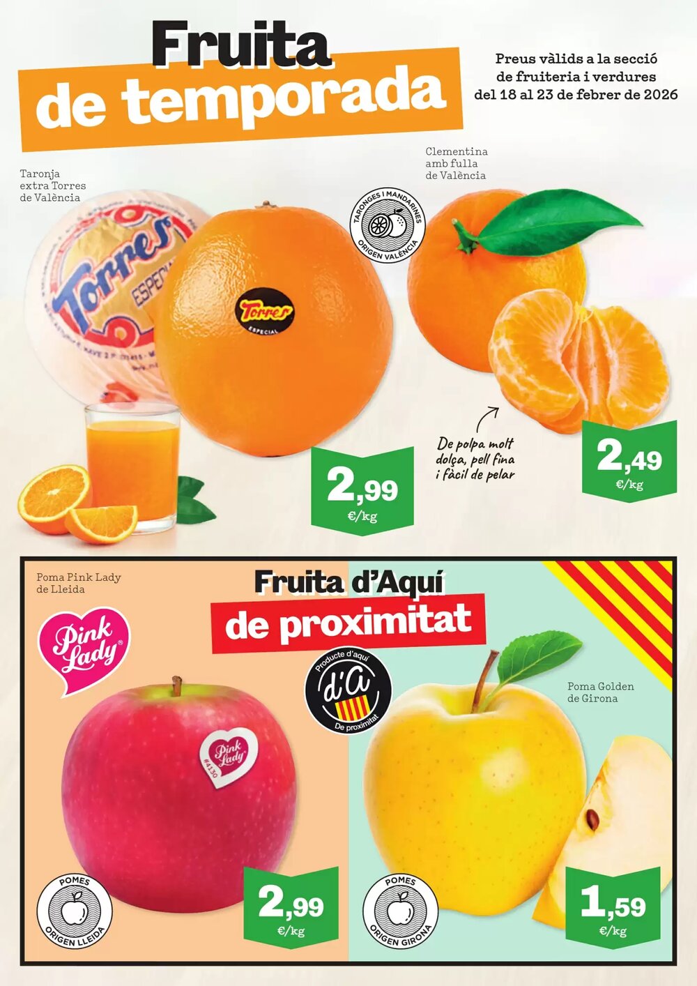 Folleto promocional de TOP Cash & Carry válido desde el 18/02/2026 - Página 2.