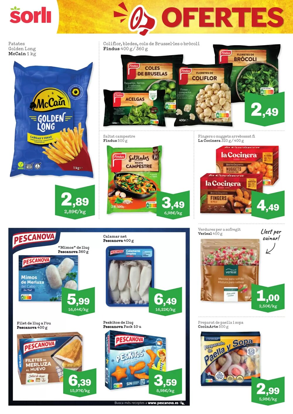 Folleto promocional de Sorli válido desde el 18/02/2026 - Página 14.