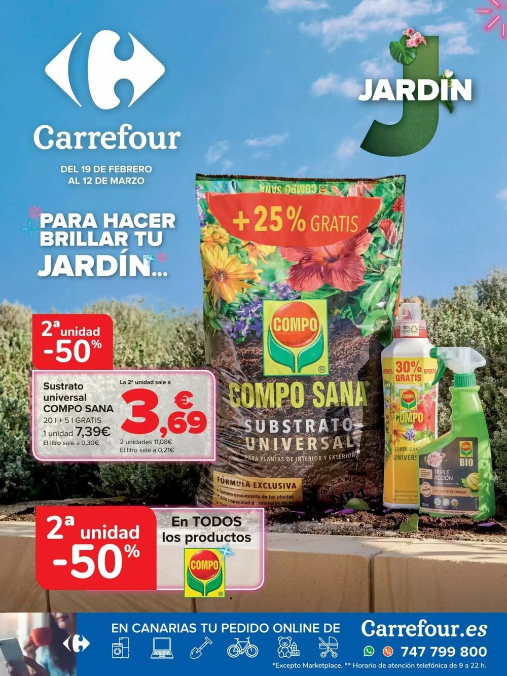 Folleto promocional de Carrefour válido desde el 19/02/2026 - Página 1.