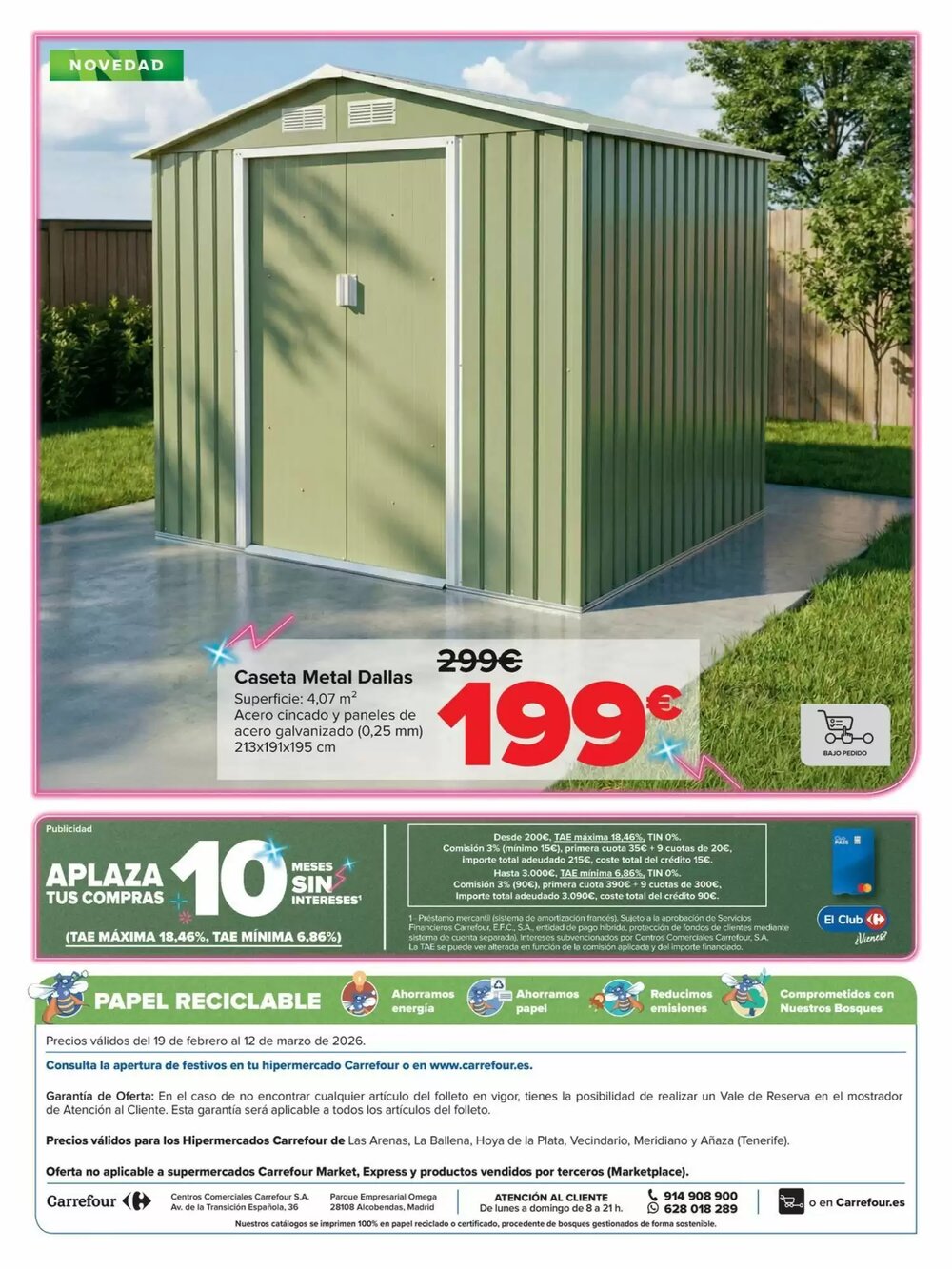 Folleto promocional de Carrefour válido desde el 19/02/2026 - Página 16.