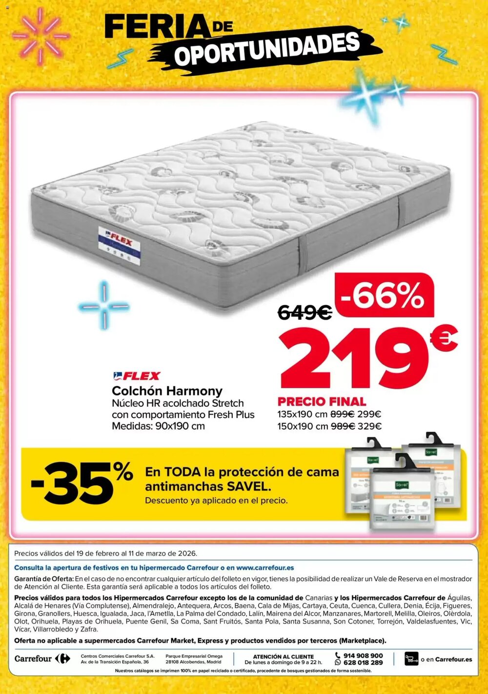 Folleto promocional de Carrefour válido desde el 19/02/2026 - Página 16.