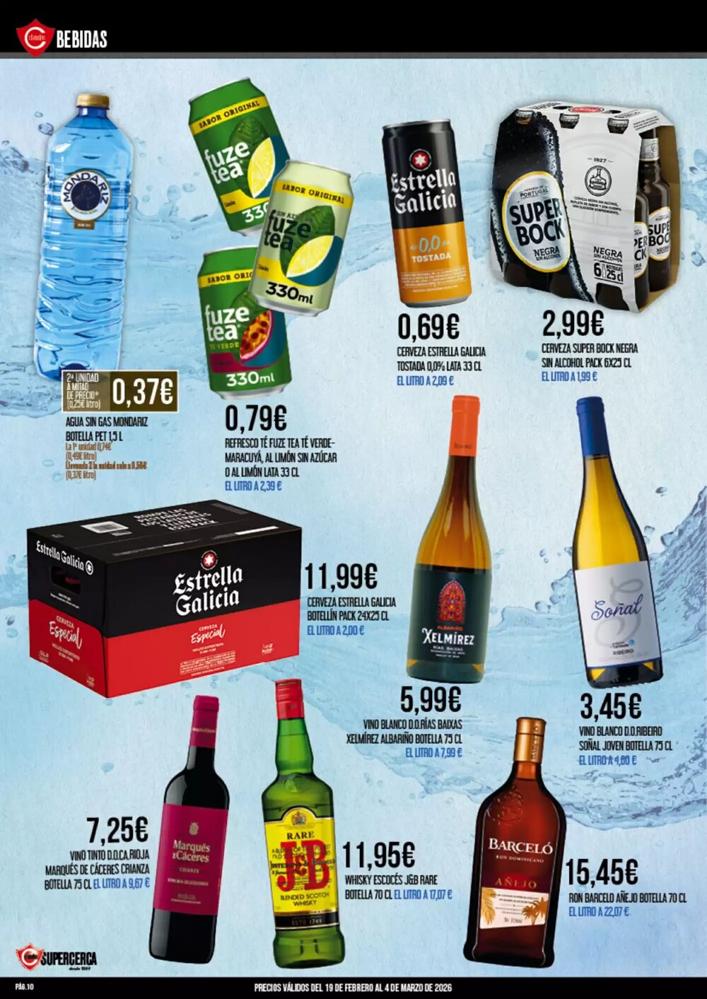 Folleto promocional de Claudio válido desde el 19/02/2026 - Página 10.