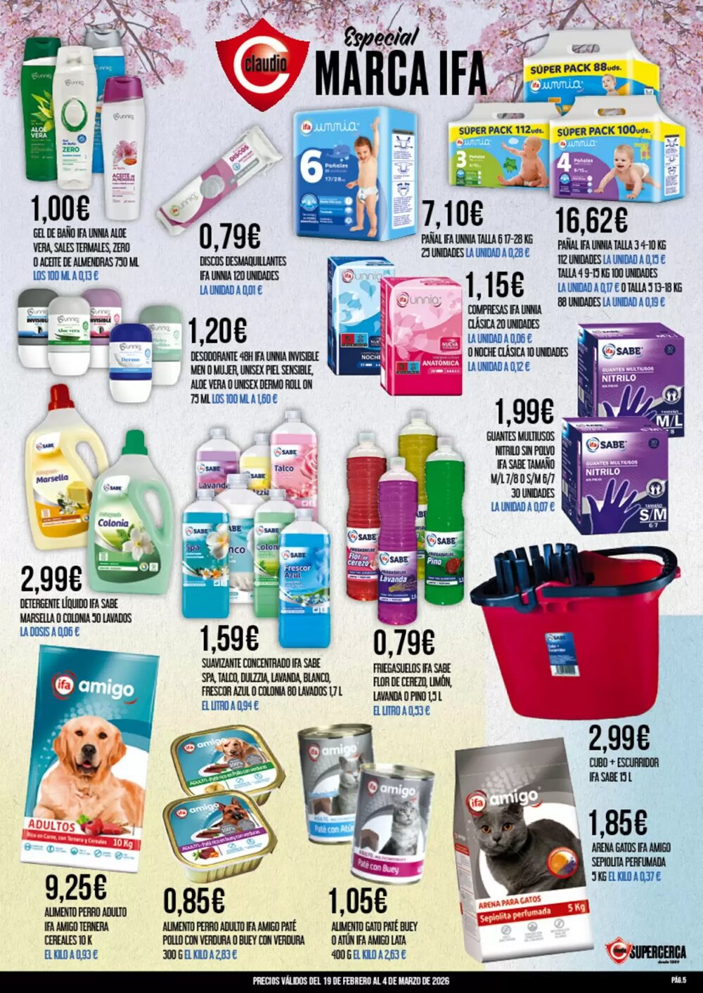 Folleto promocional de Claudio válido desde el 19/02/2026 - Página 5.