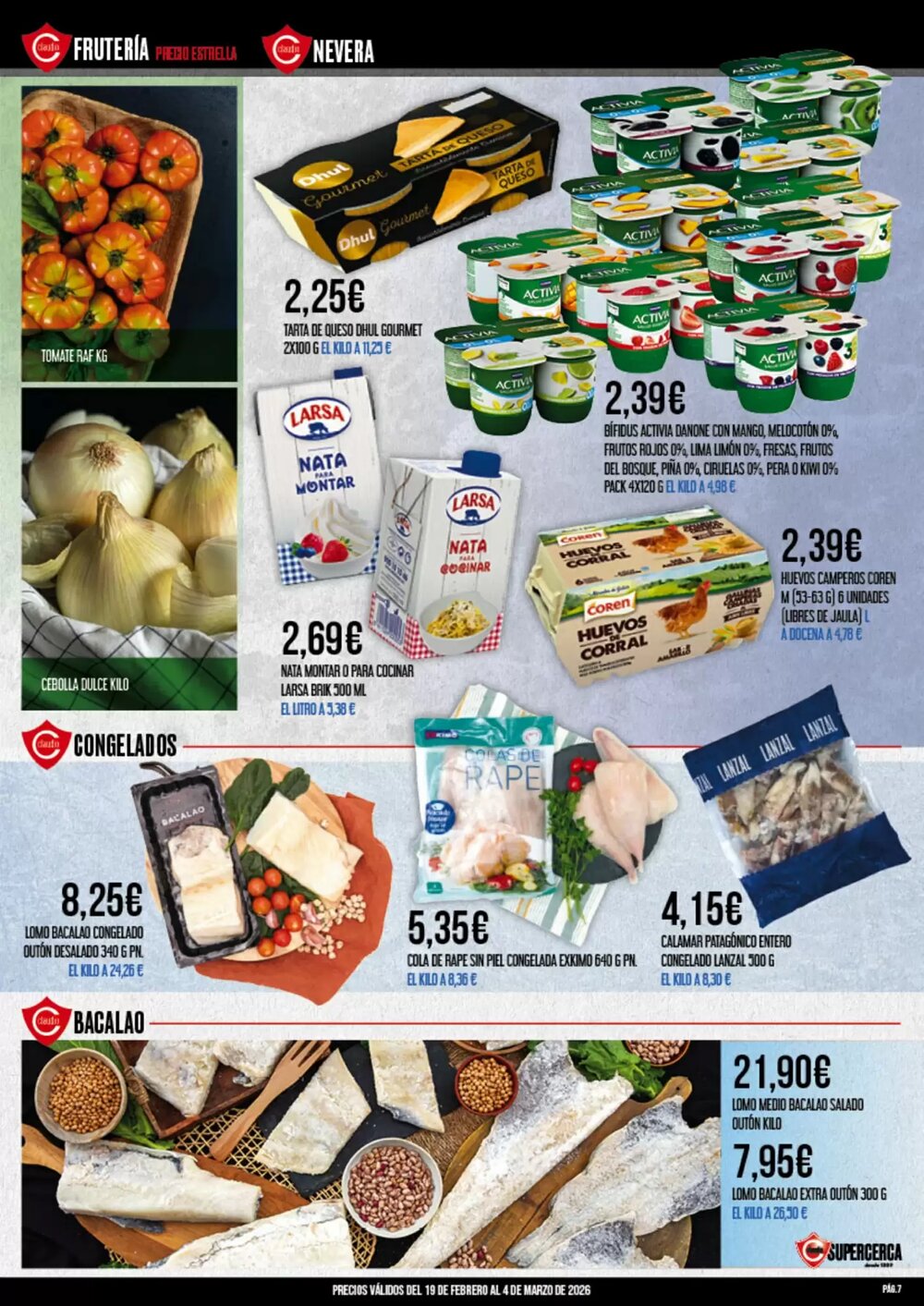 Folleto promocional de Claudio válido desde el 19/02/2026 - Página 7.