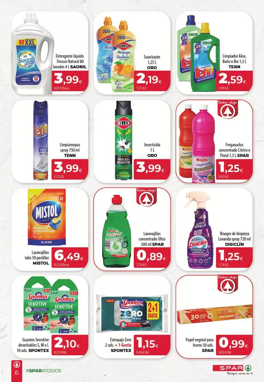 Folleto promocional de Spar Tenerife válido desde el 19/02/2026 - Página 15.
