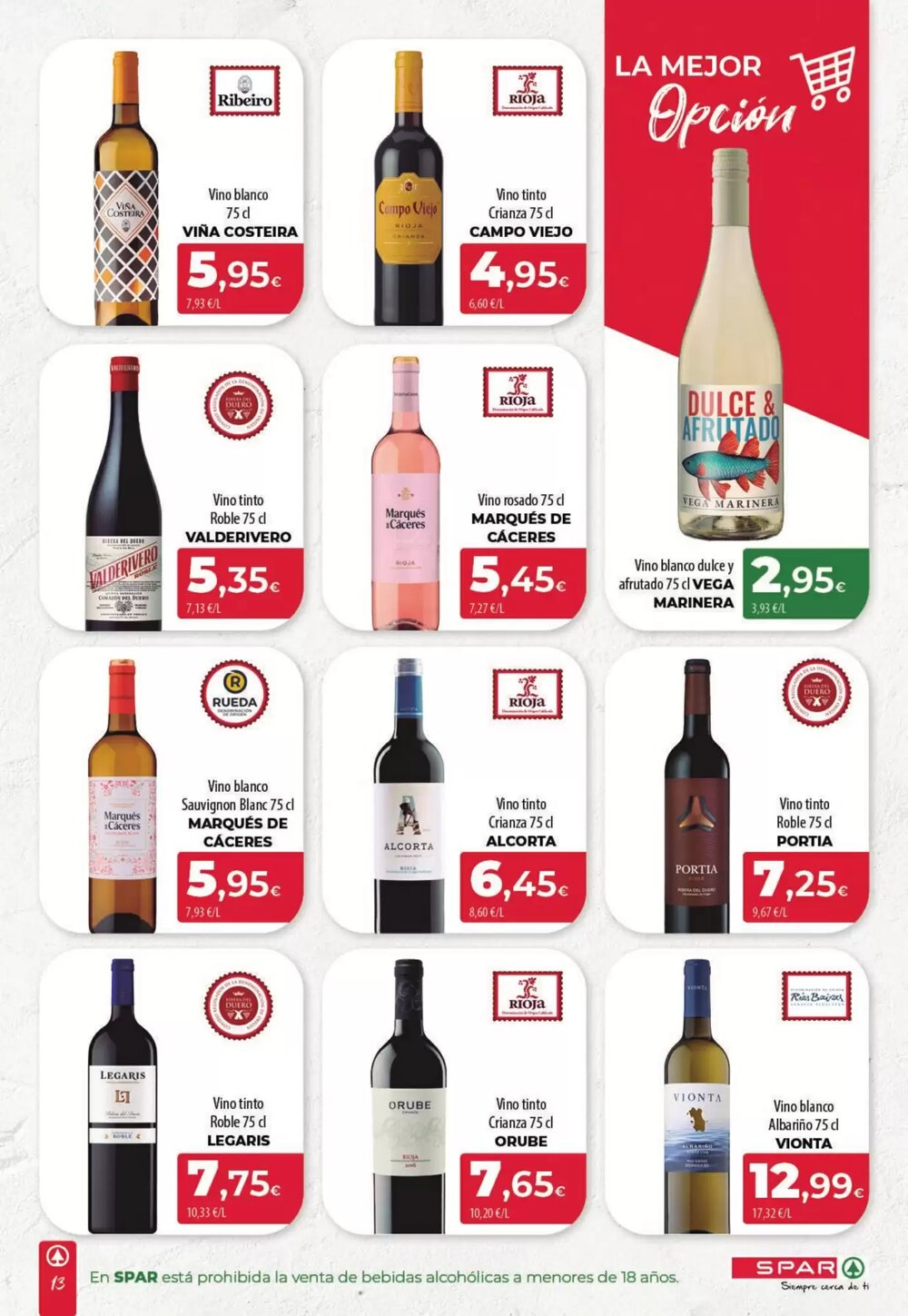 Folleto promocional de Spar válido desde el 19/02/2026 - Página 13.