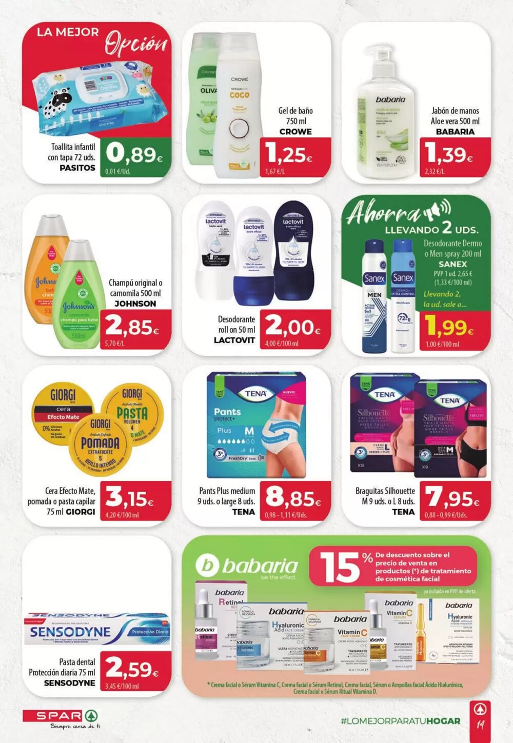 Folleto promocional de Spar válido desde el 19/02/2026 - Página 14.