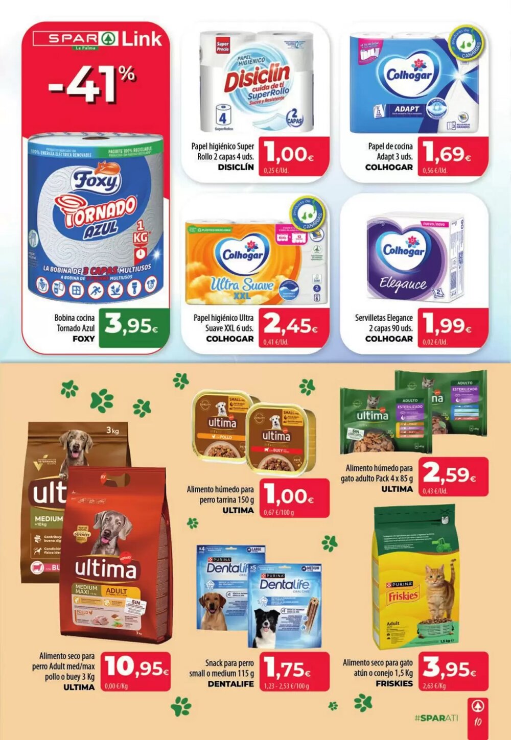 Folleto promocional de Spar La Palma válido desde el 19/02/2026 - Página 10.