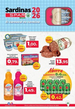 Folleto promocional de Spar La Palma válido desde el 19/02/2026