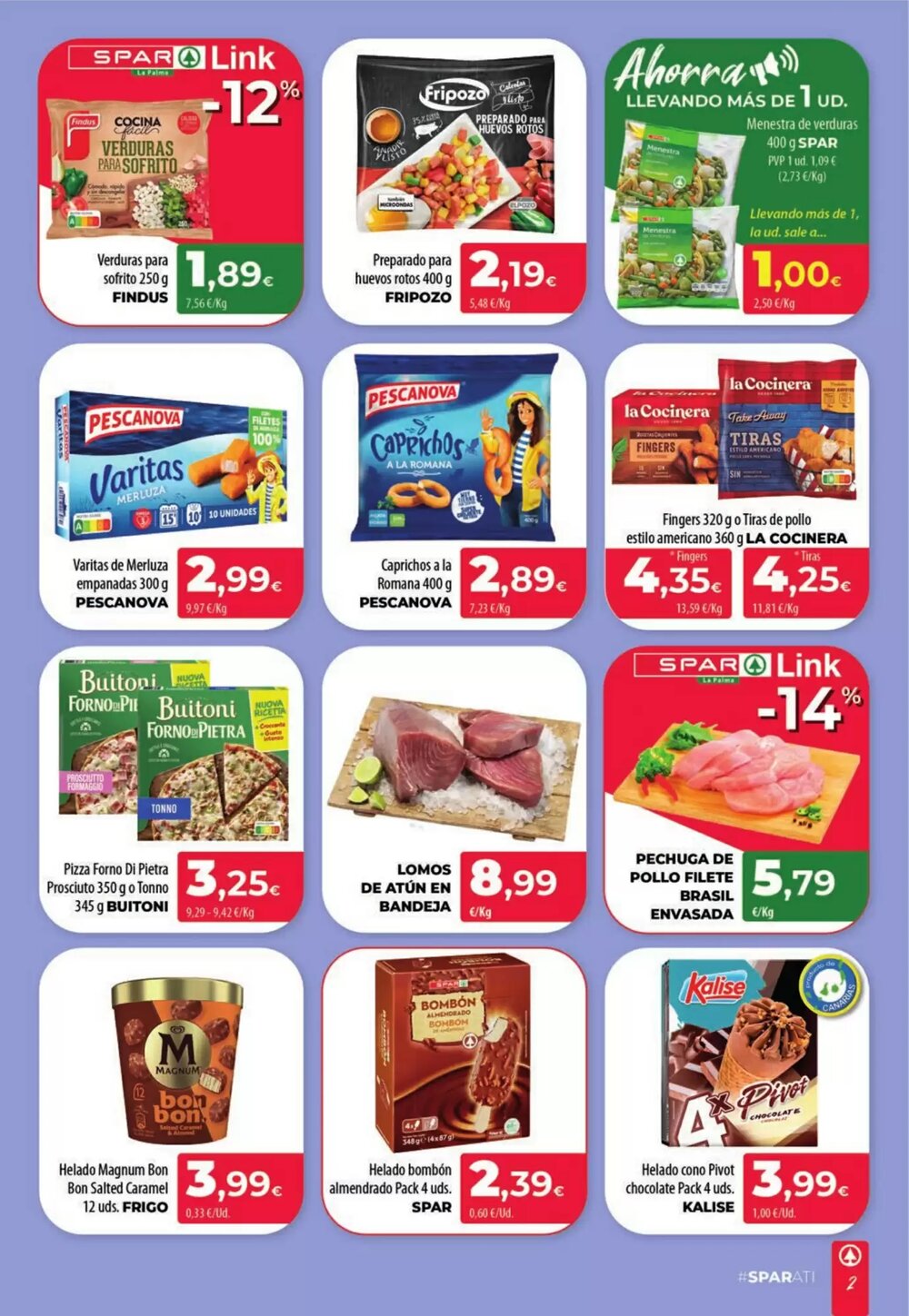 Folleto promocional de Spar La Palma válido desde el 19/02/2026 - Página 2.