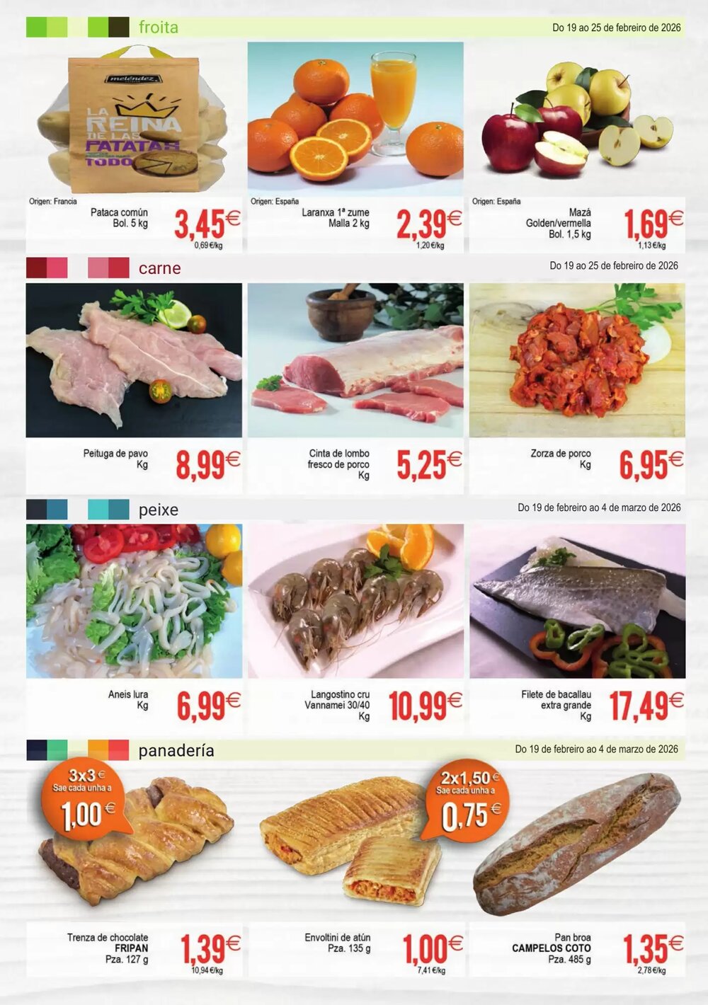 Folleto promocional de Supermercados Aquí válido desde el 19/02/2026 - Página 2.