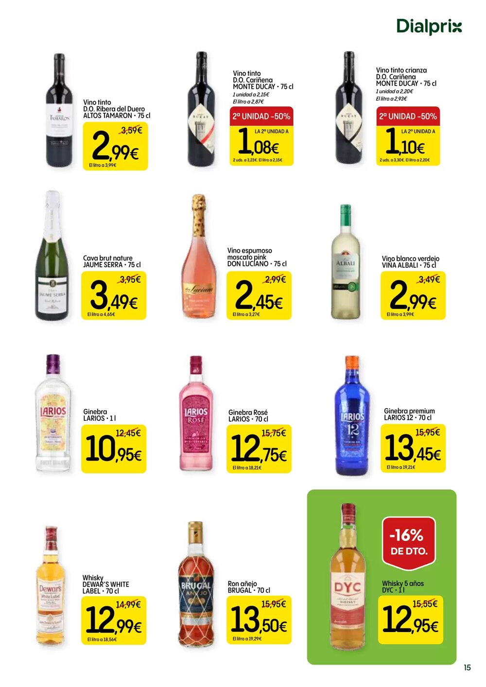 Folleto promocional de Dialprix válido desde el 19/02/2026 - Página 15.
