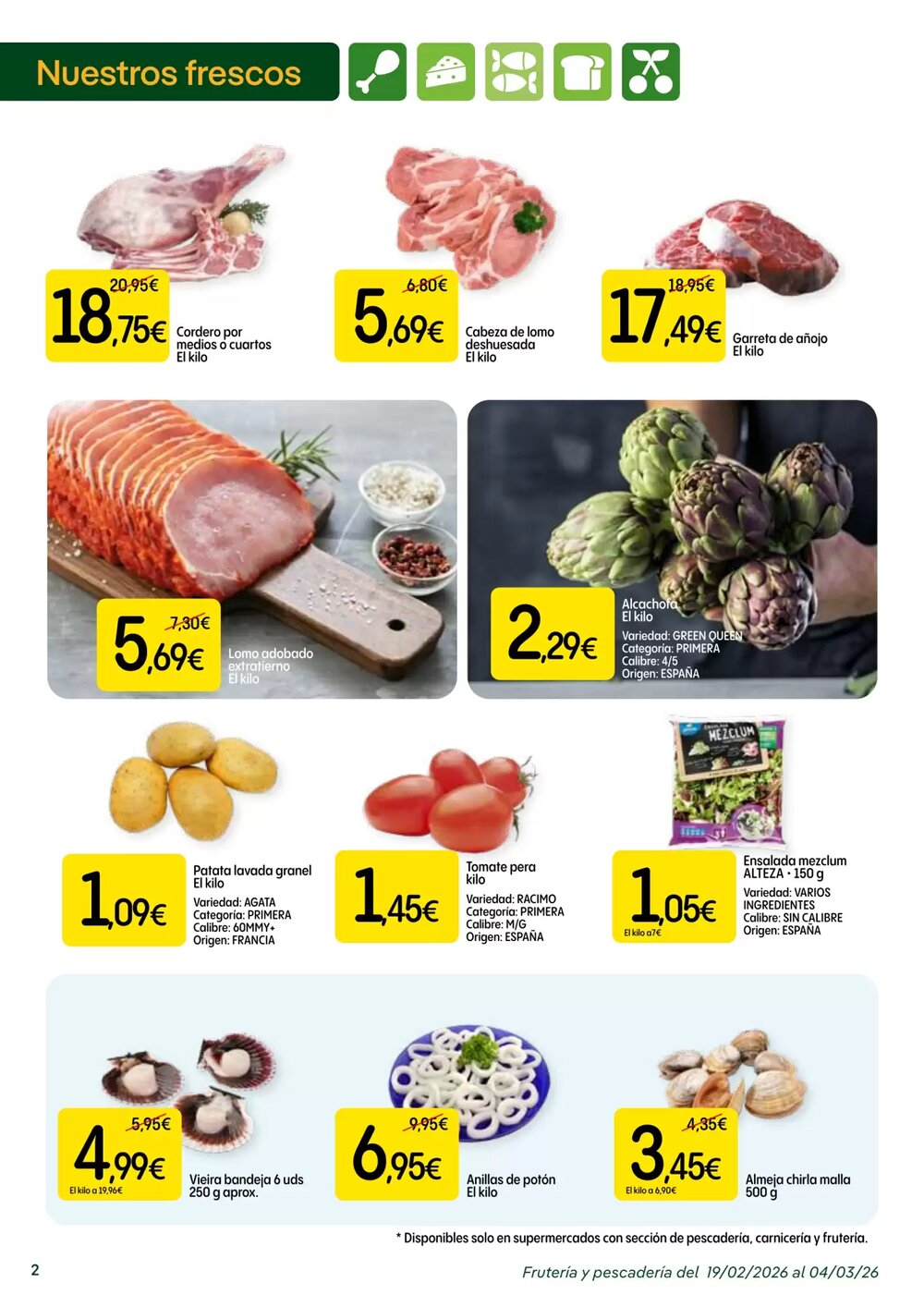 Folleto promocional de Dialprix válido desde el 19/02/2026 - Página 2.