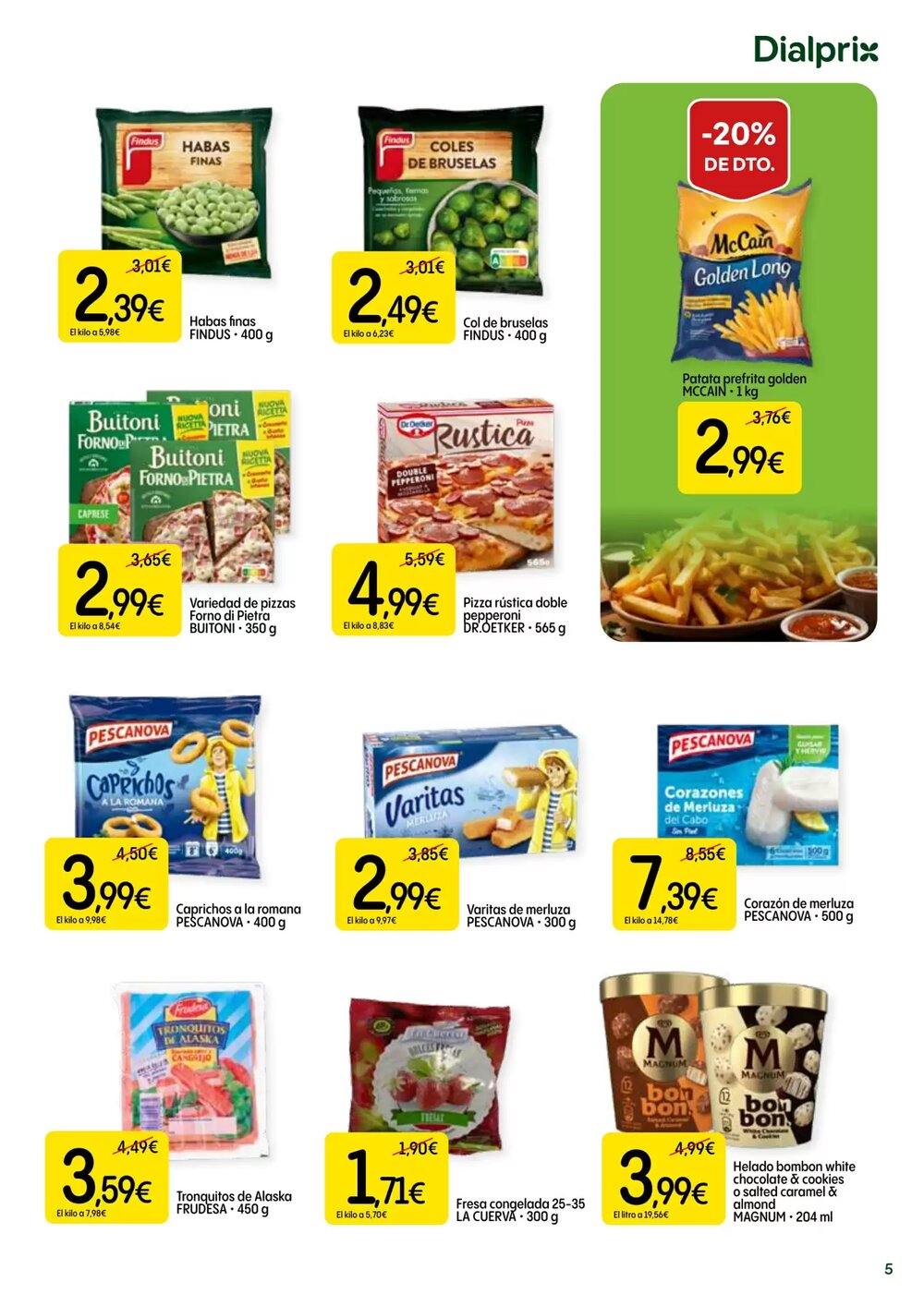 Folleto promocional de Dialprix válido desde el 19/02/2026 - Página 5.