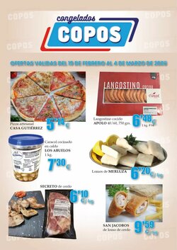 Folleto promocional de Congelados Copos válido desde el 19/02/2026